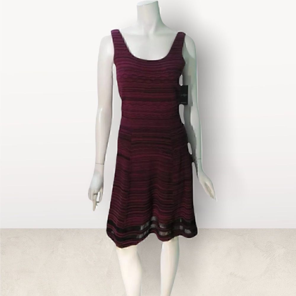 ‎Jessica Simpson Raspberry Sleeveless Knit Dress - Picture 2 of 5